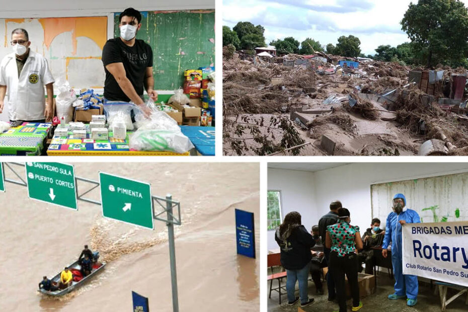 Hurrikane-Schäden und Hilfe durch Rotary